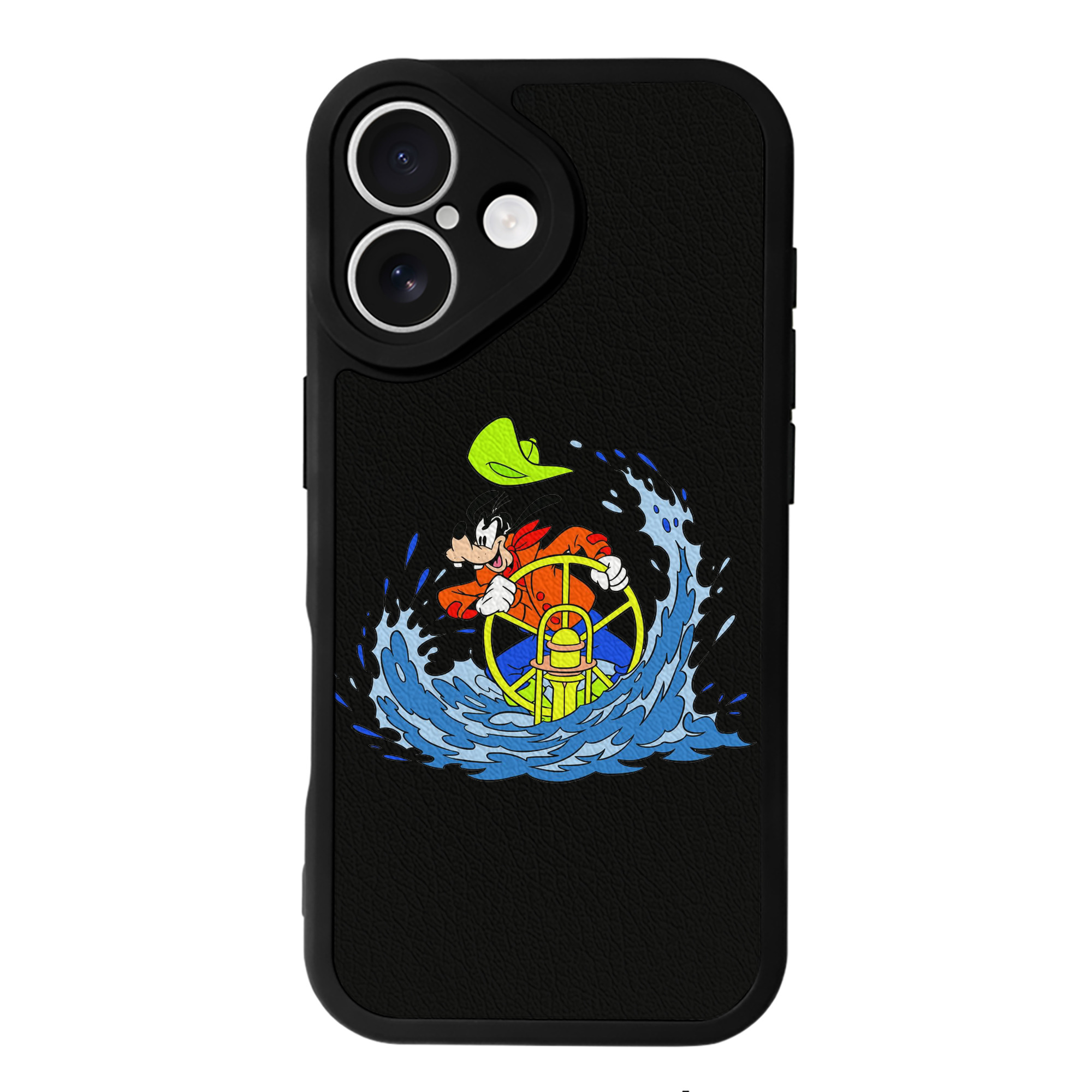 （画像用） ミッキーマウス Mickey Mouse 【iPhone 16シリーズ対応】シリコンスマホケース（レザー調） 材質：シリコン